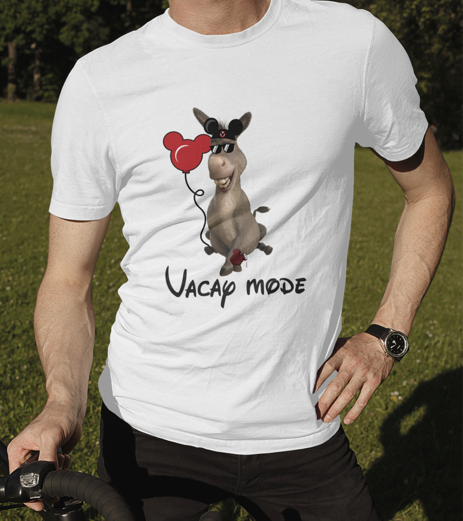 Vacay Mode Donkey With Balloon T-Shirt