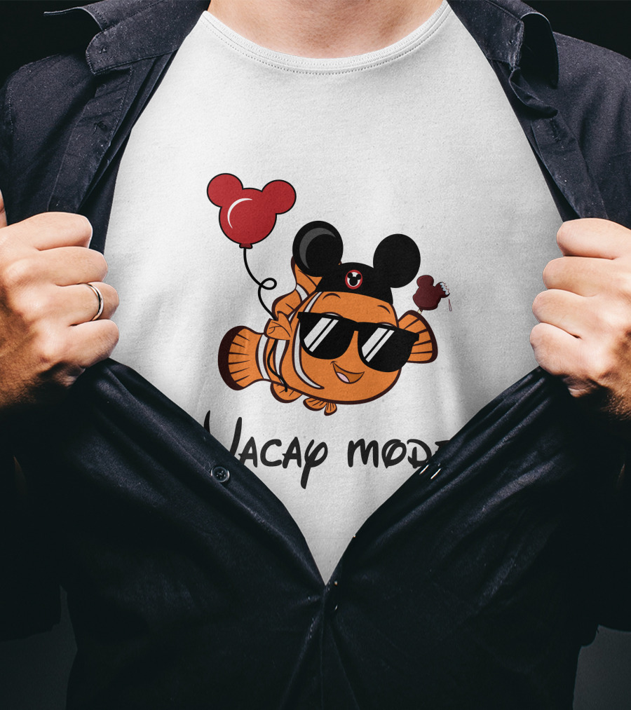 Nemo Vacay Mode Mouse Ears Balloon T-Shirt