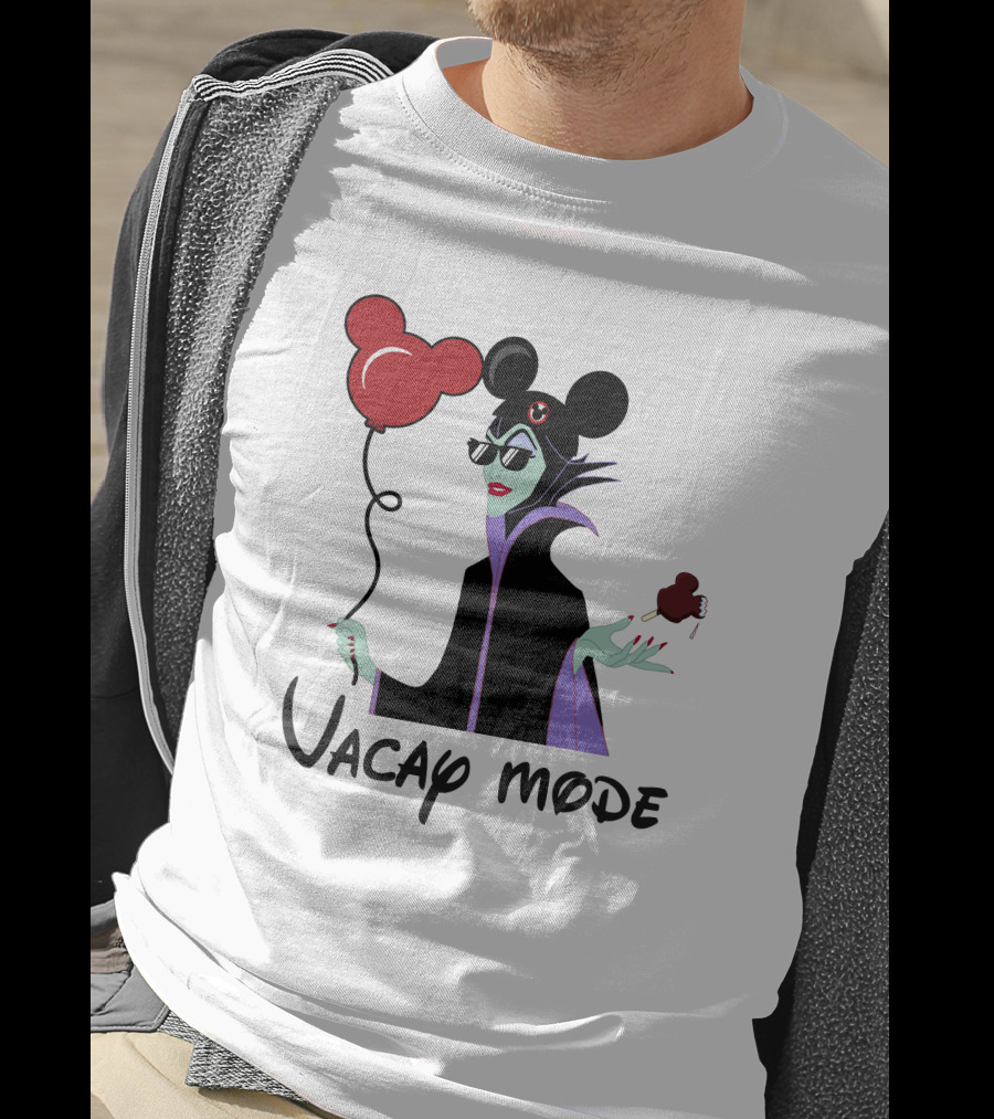 Maleficent Vacay Mode Disney Ears Balloon Chocolate Treat T-Shirt