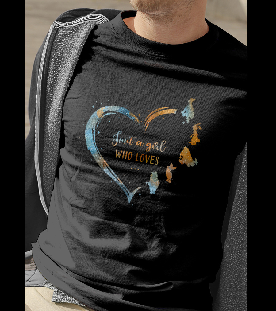 Just A Girl Who Loves Bears Heart T-Shirt
