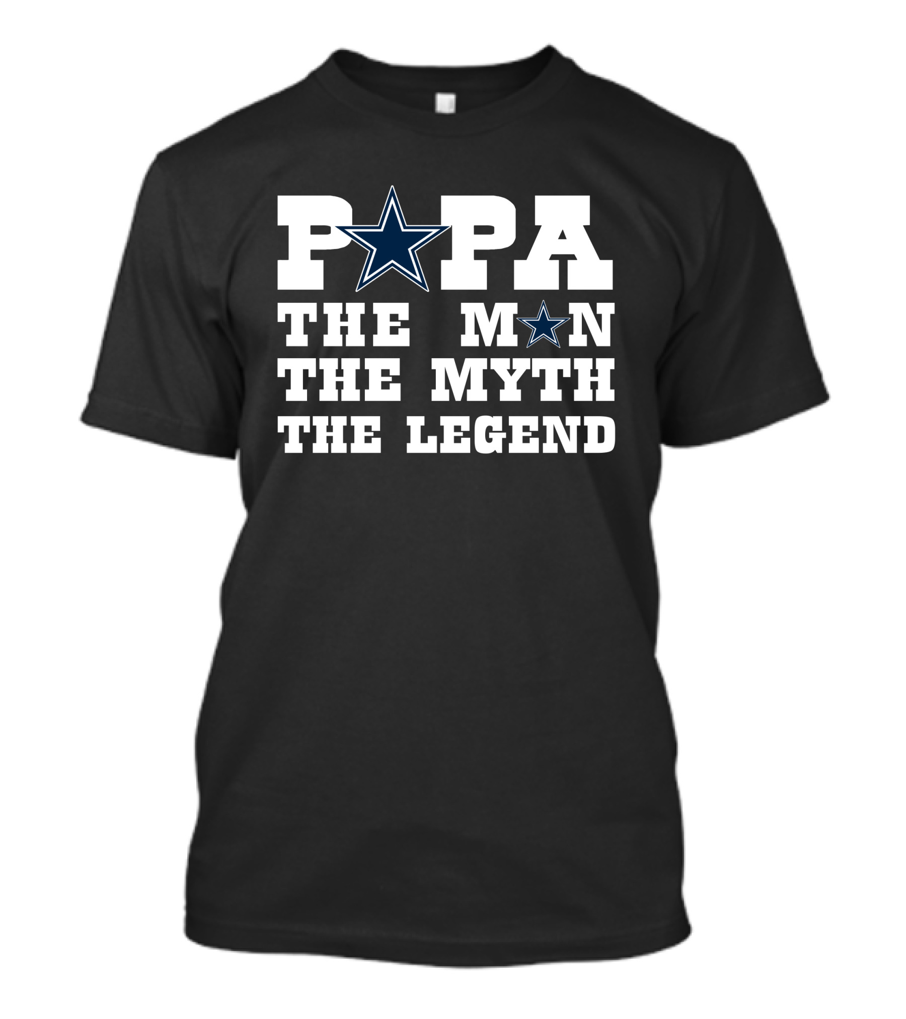 PAPA The Man The Myth The Legend Star T-Shirt