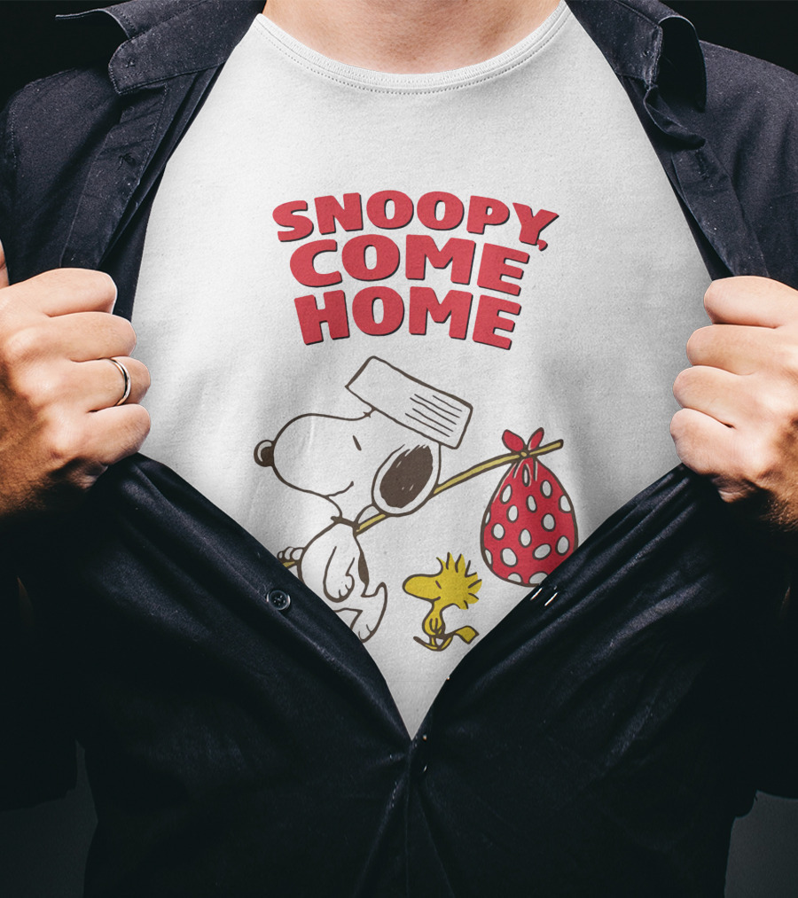 Snoopy Come Home Peanuts Vintage Cartoon T-Shirt