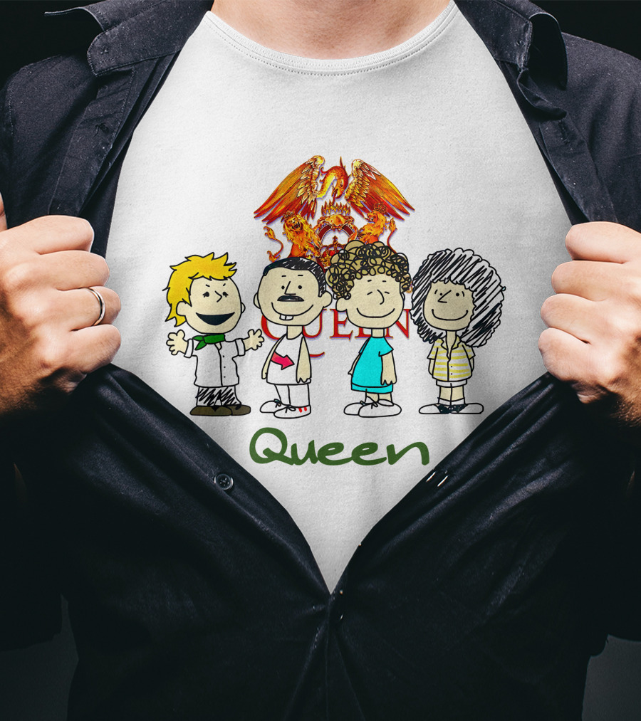 Queen Characters With Phoenix Crest T-Shirt