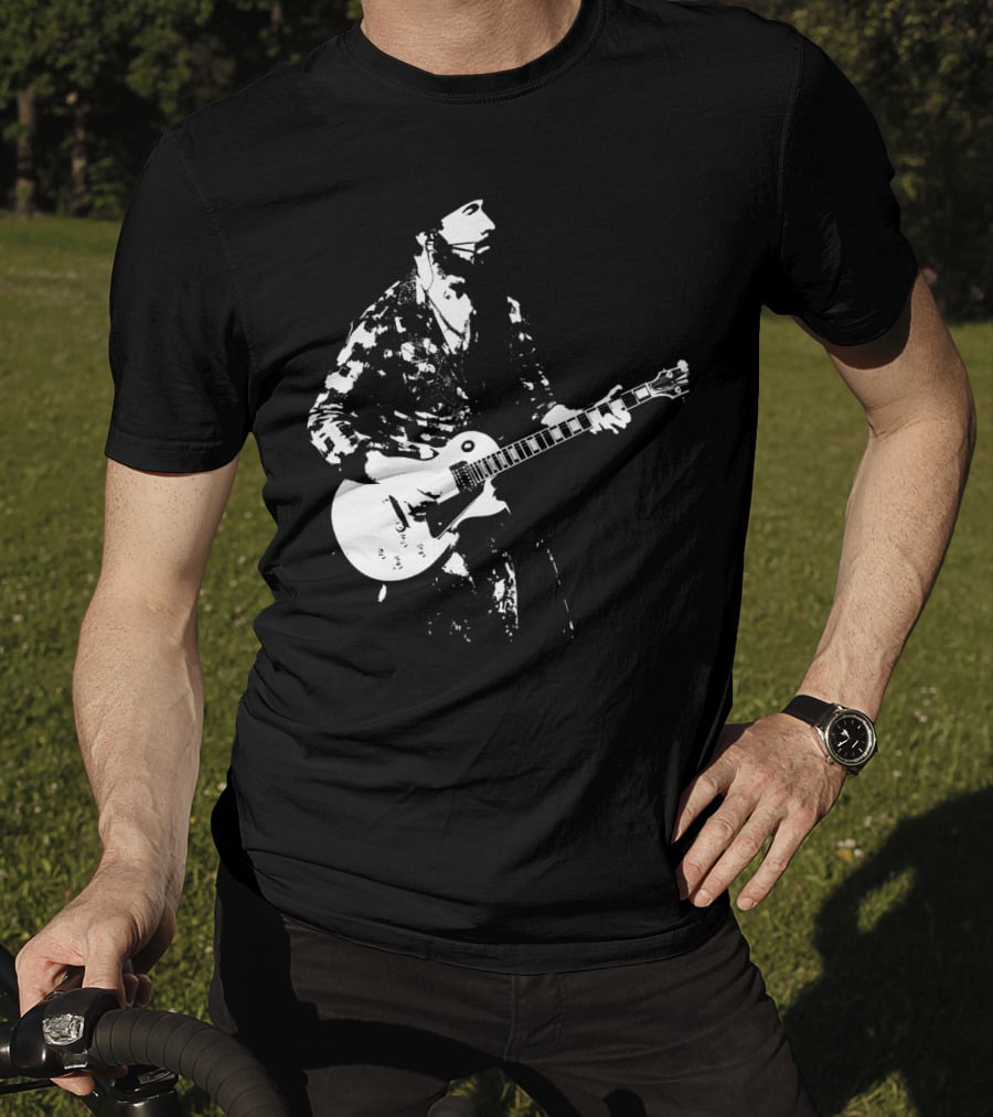 Mens Guitar Player Iconic Style Les Paul T-Shirt