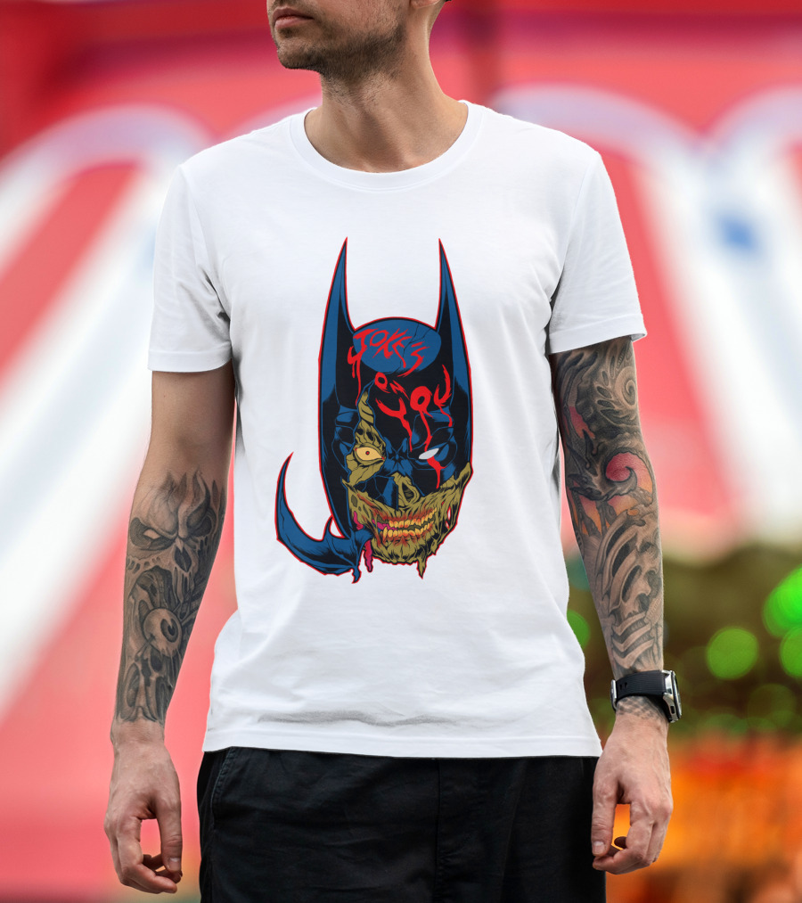 Jokes on You Zombat Face Mask T-Shirt