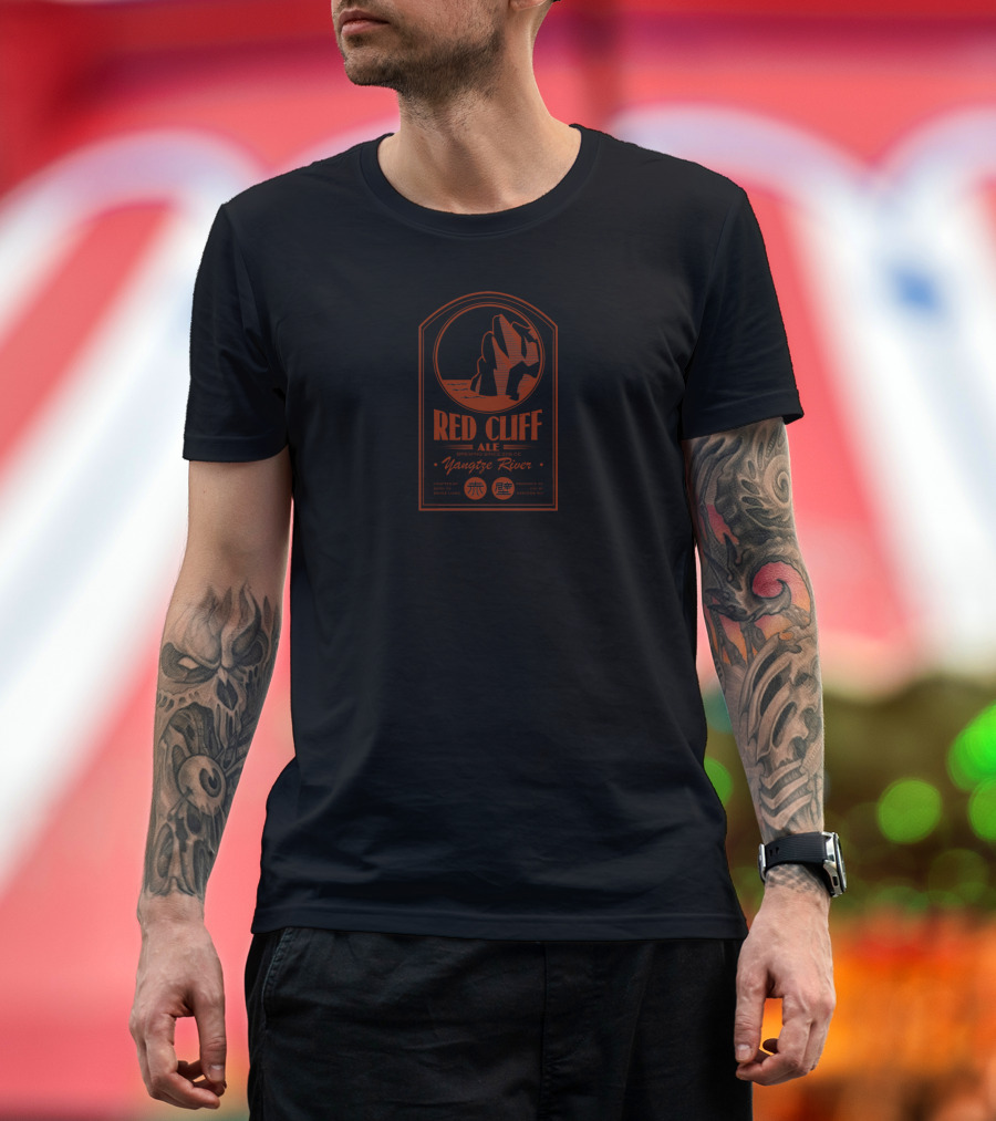 Red Cliff Ale Yangtze River Iconic Label T-Shirt