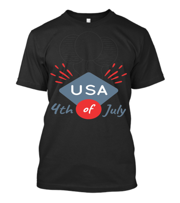 USA 4th Of July Awesome Superb Creative Artistic T-Shirt