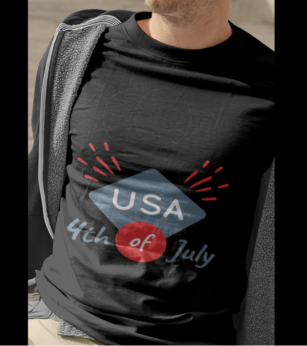 USA 4th Of July Awesome Superb Creative Artistic T-Shirt