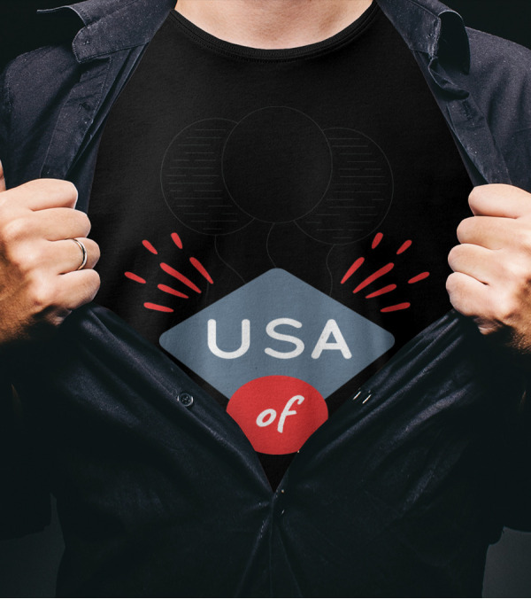 USA 4th Of July Awesome Superb Creative Artistic T-Shirt