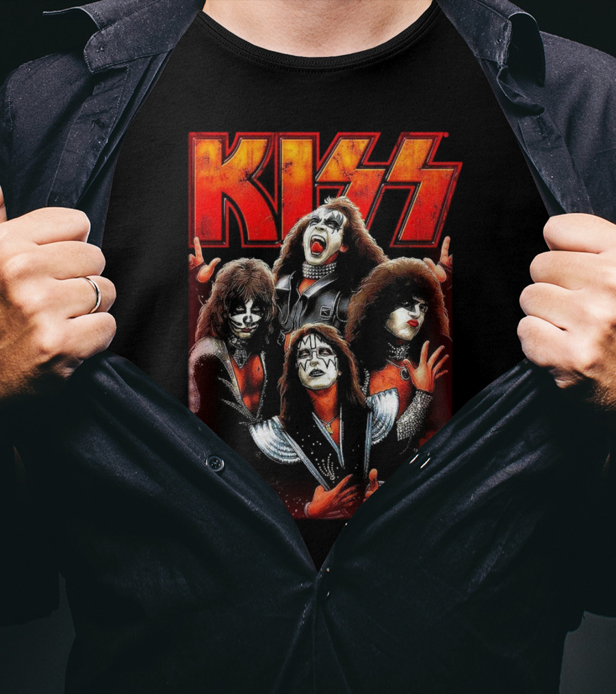 KISS Band Members Iconic T-Shirt