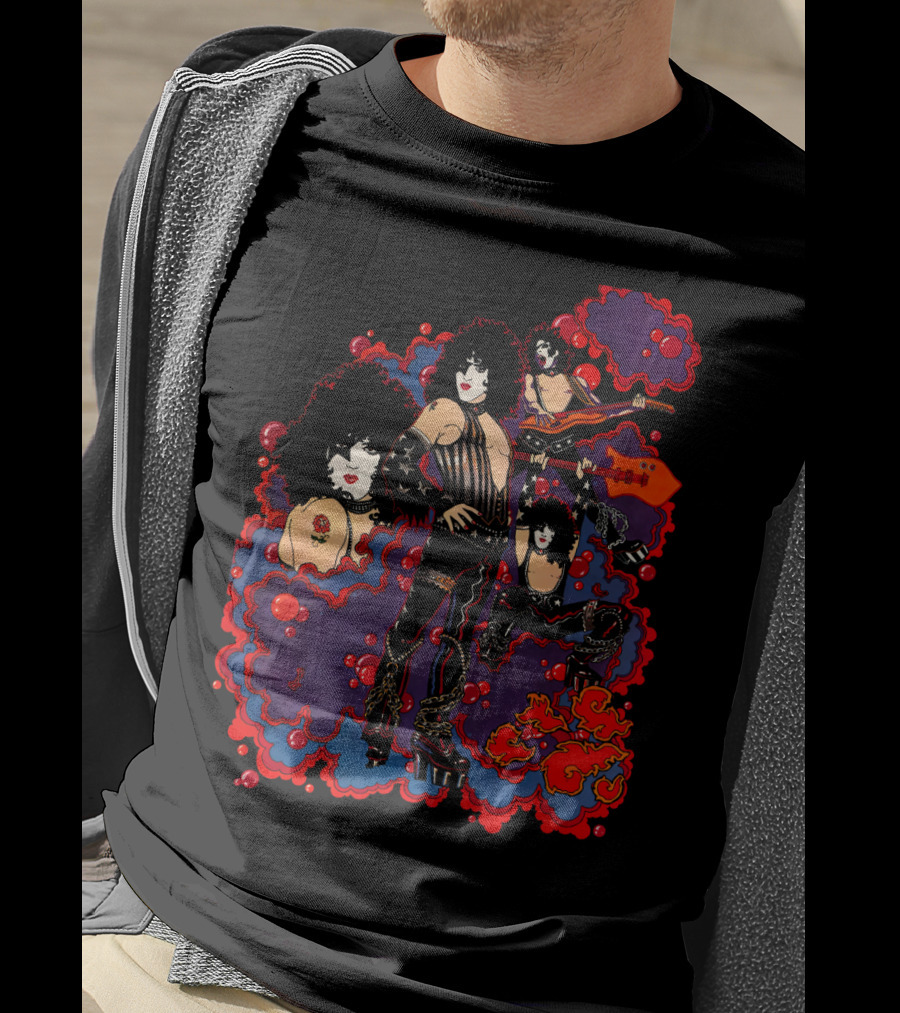 PS1 Solo Paul Stanley Kiss Retro Comic T-Shirt