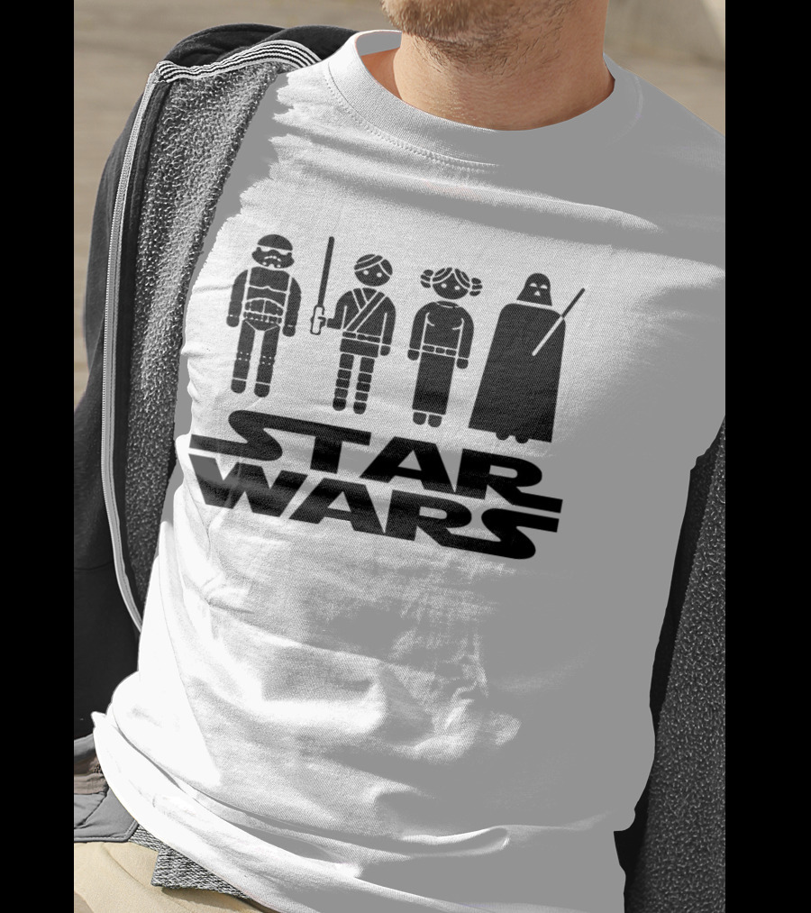 Star Wars Characters Icons Tatertots And Jello T-Shirt