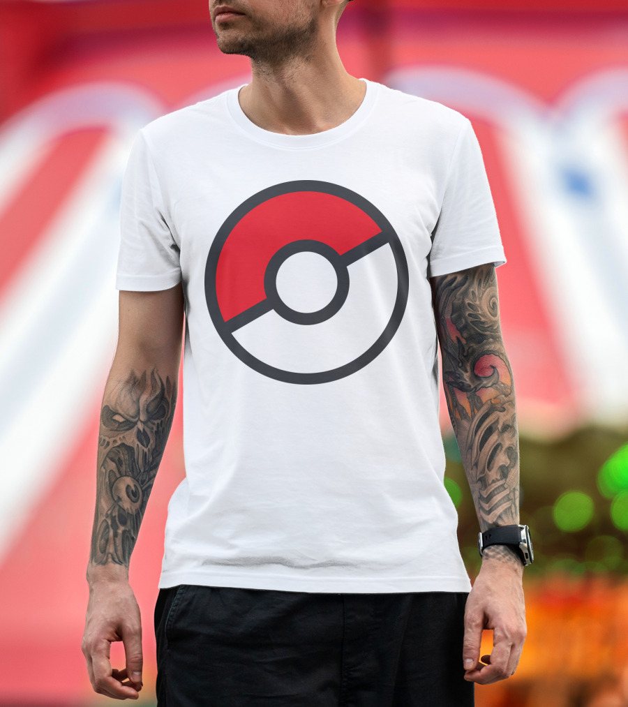 Pokeball Icon from The Pokemon Series T-Shirt