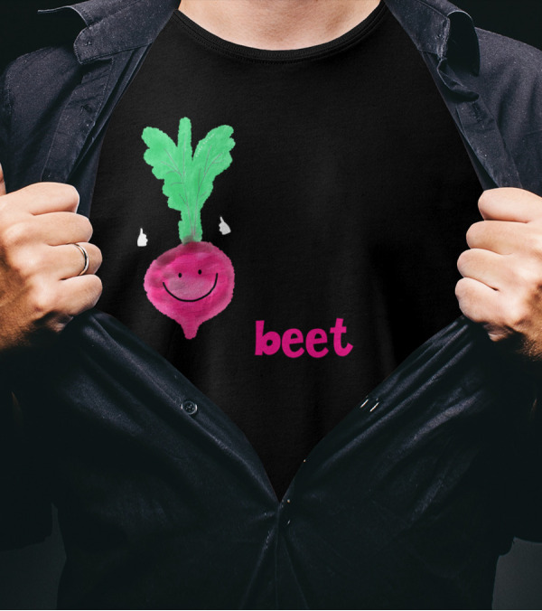 My Love For Veggies Is Unbeetable Punny Garden Beet T-Shirt