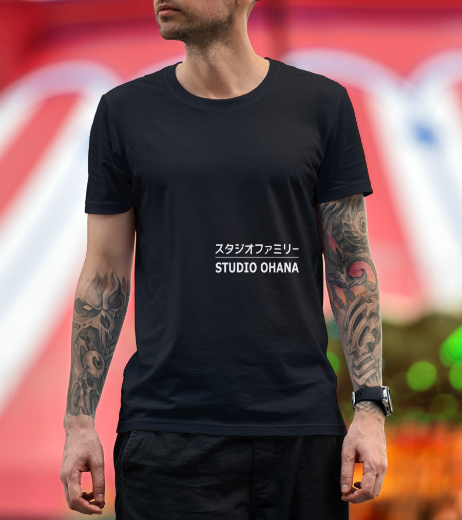 Studio Ohana Iconic Character Outline T-Shirt