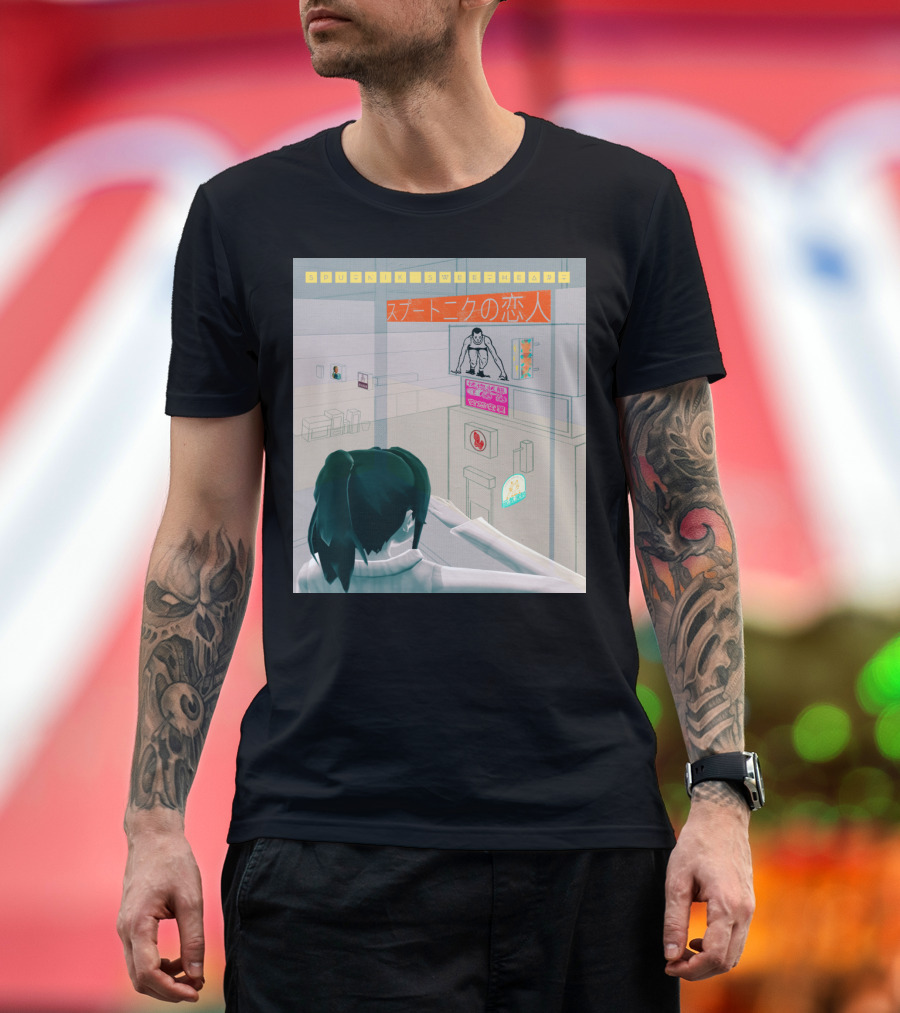 Sweetheart Sputnik Cityscape Gamer T-Shirt
