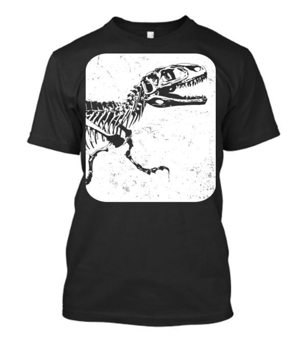 Funny Skeleton Dinosaur Rex Skull Bones T-Shirt