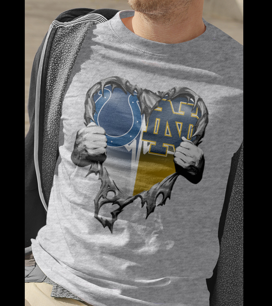 Colts Notre Dame Heart T-Shirt