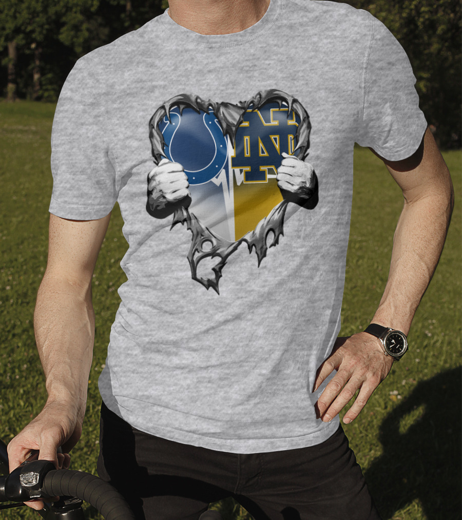 Colts Notre Dame Heart T-Shirt