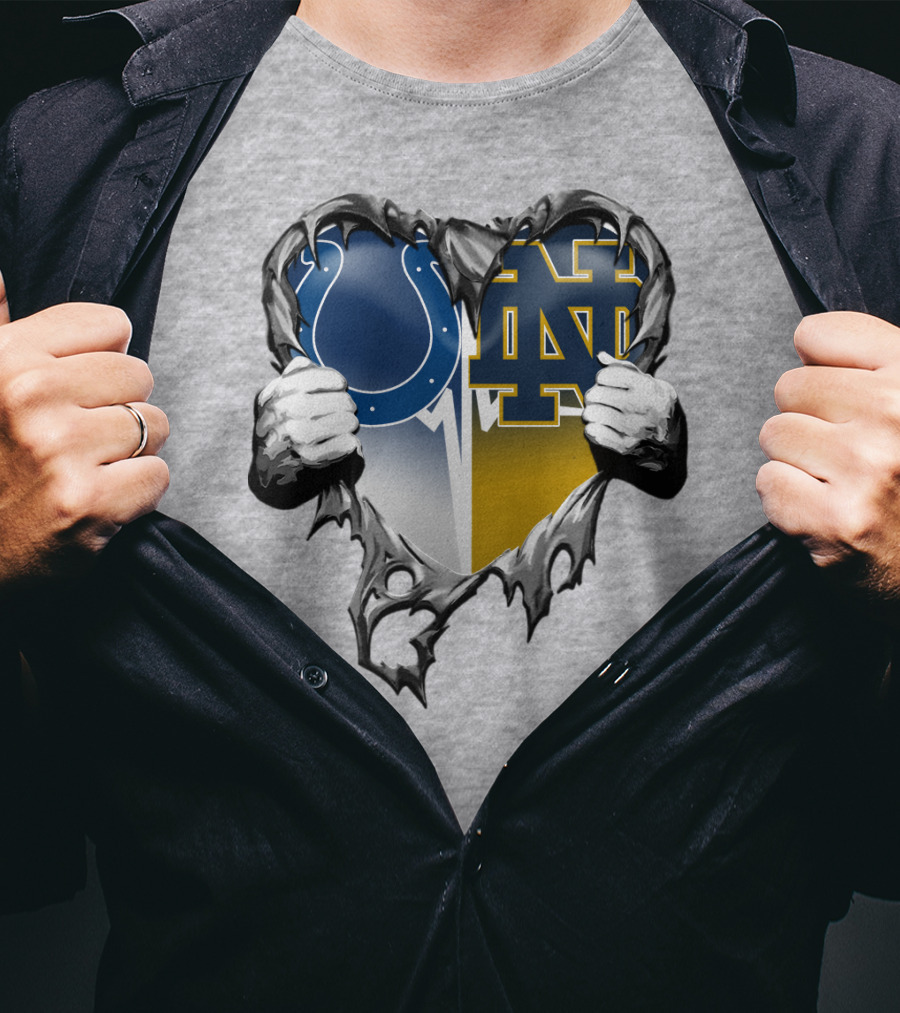 Colts Notre Dame Heart T-Shirt