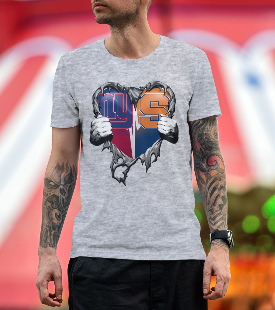 Ny Giants Syracuse Heart T-Shirt