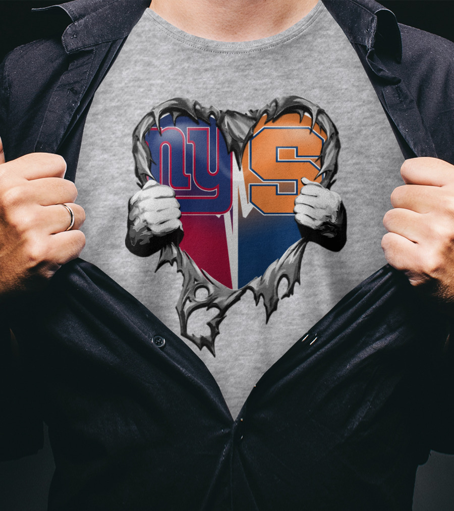 Ny Giants Syracuse Heart T-Shirt