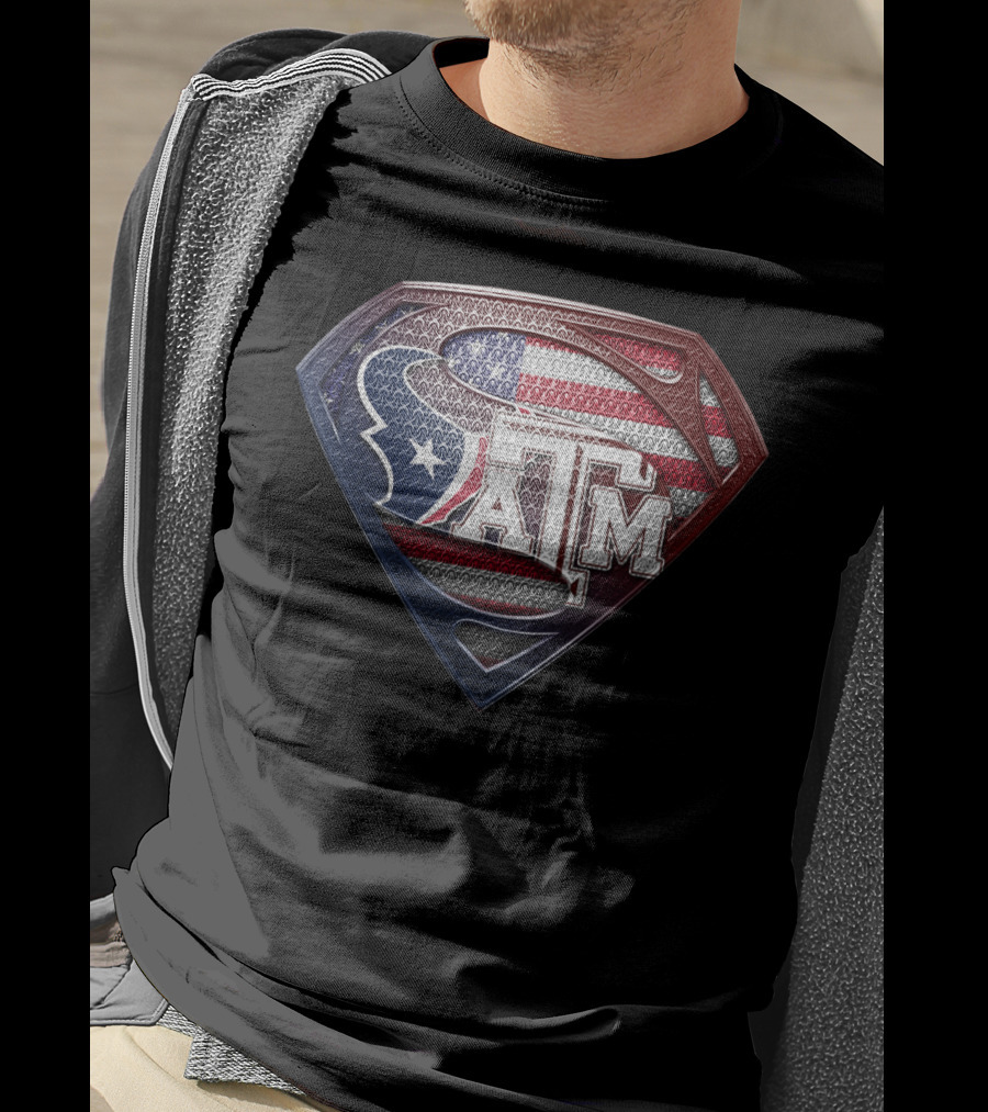 Houston Texans Texas A&M Usa Super Shield Sspus122 T-Shirt