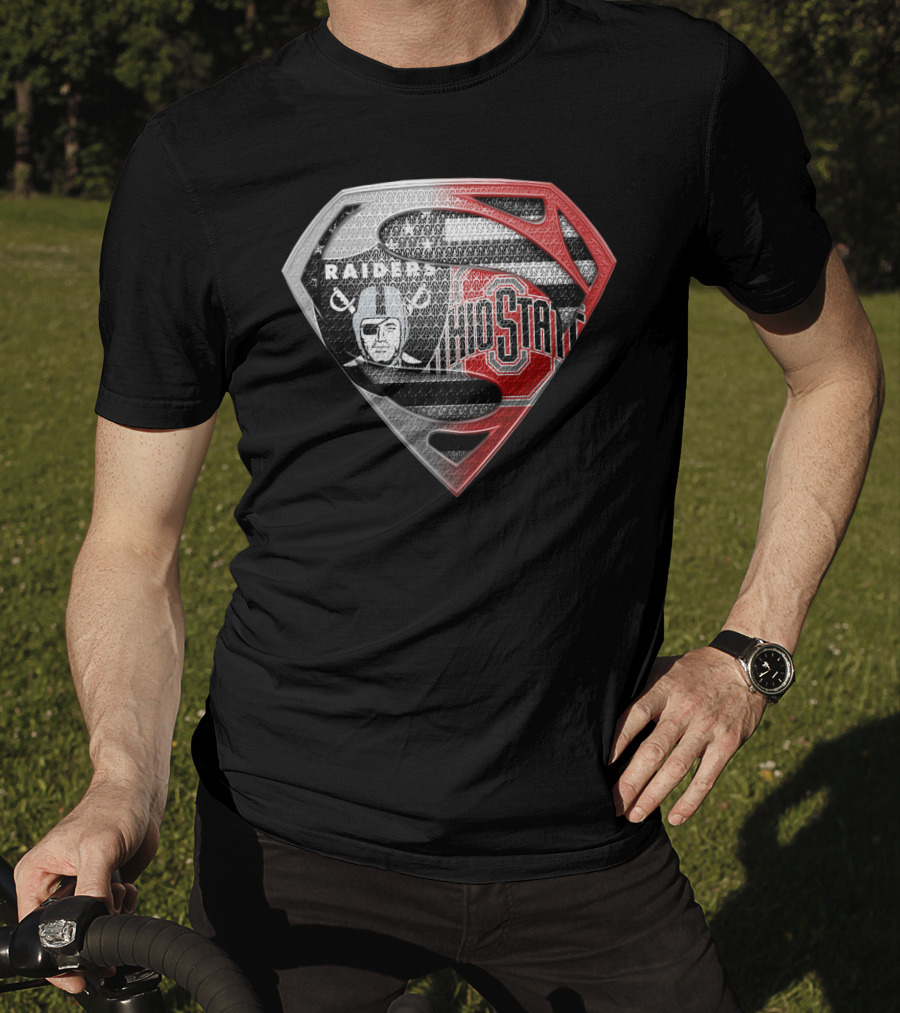 Ohio State Raiders Superman Logo Fusion T-Shirt
