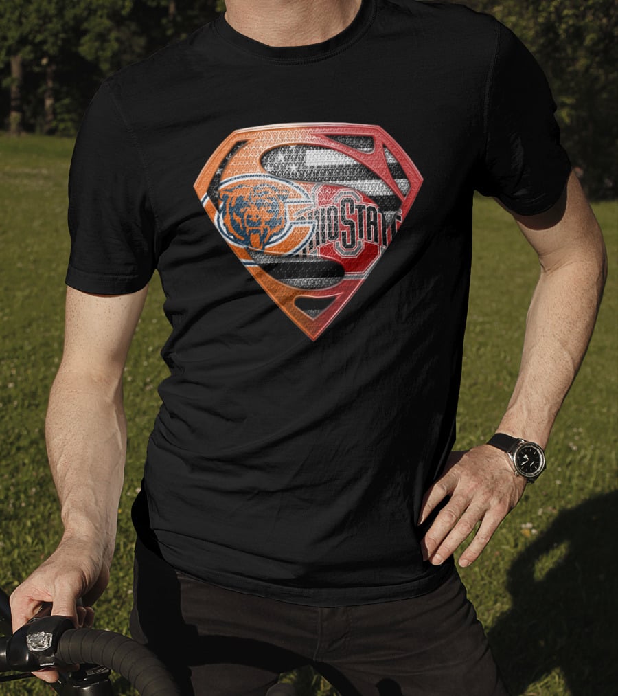 Chicago Bears Ohio State Superman T-Shirt