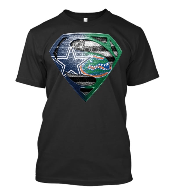 Dallas Cowboys Florida Gators Superman T-Shirt