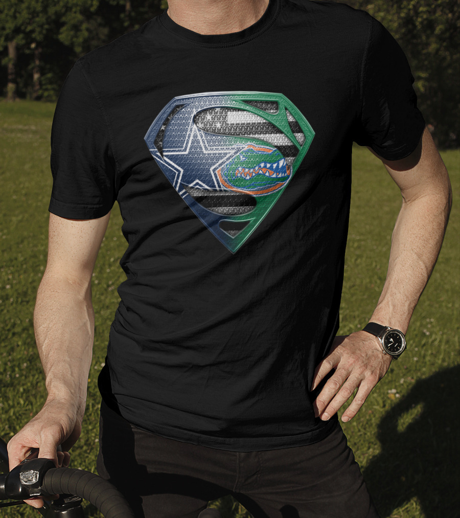Dallas Cowboys Florida Gators Superman T-Shirt