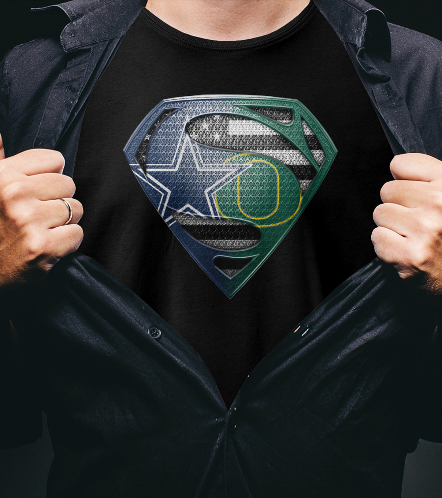 Dallas Oregon Superman Logo Sspus191 T-Shirt