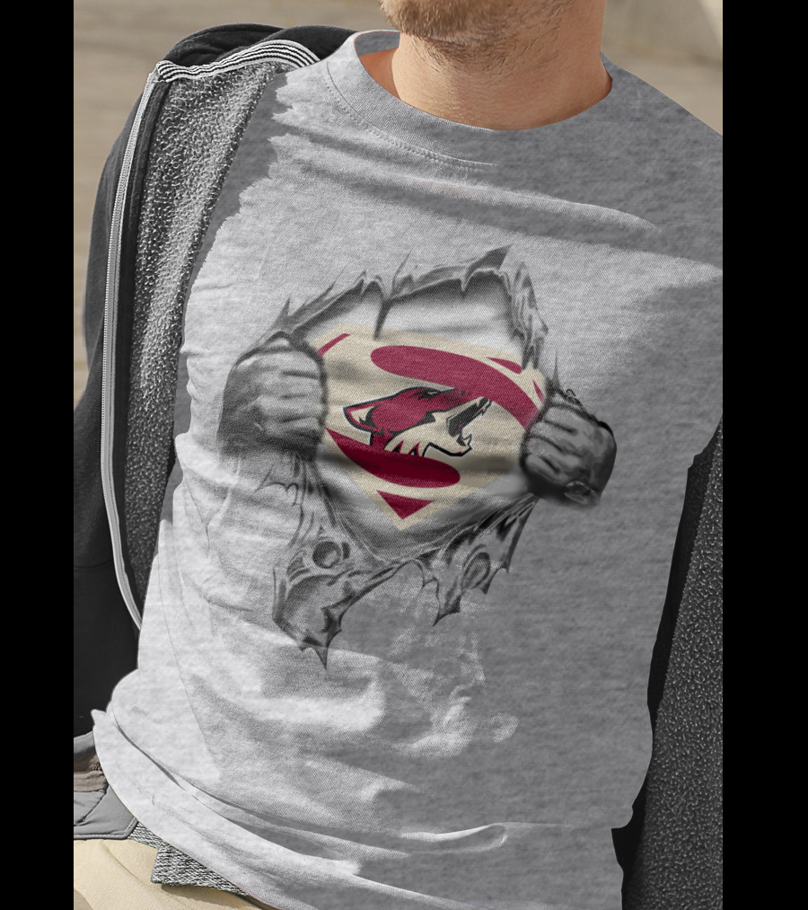 Arizona Coyotes Superhero T-Shirt