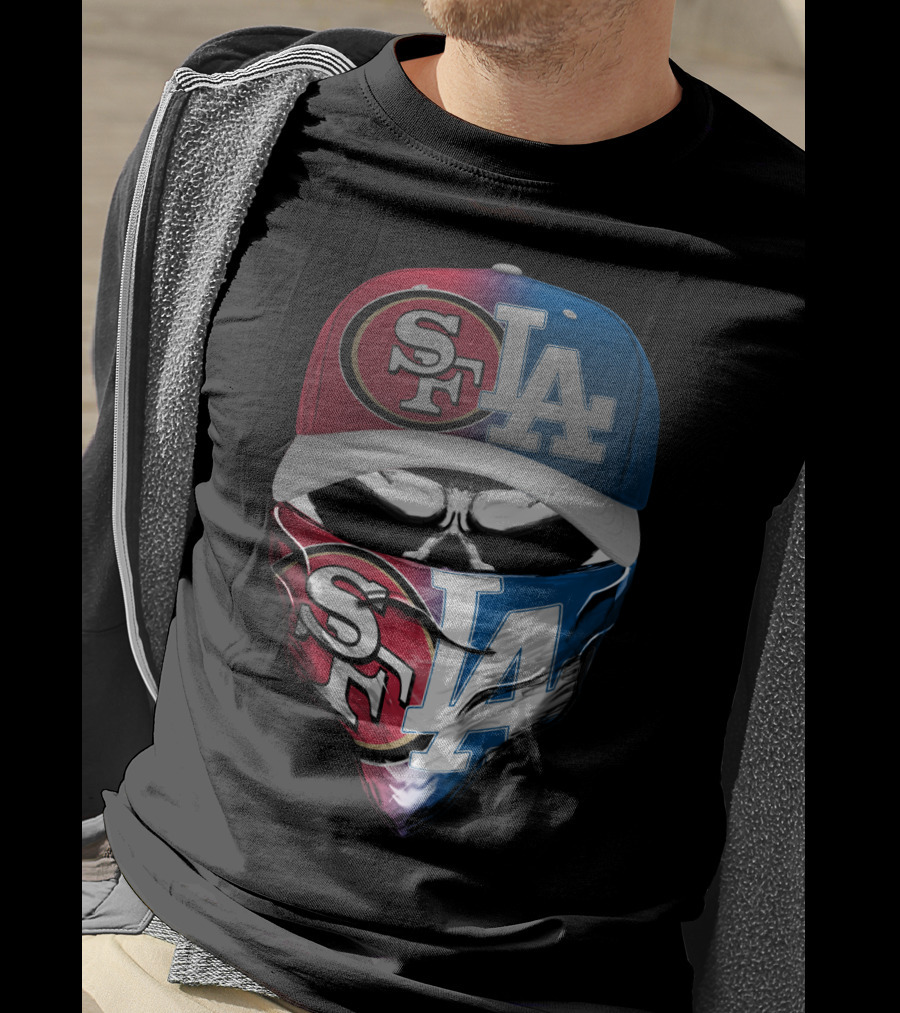 49ers Dodgers SF LA SKH 002 T-Shirt