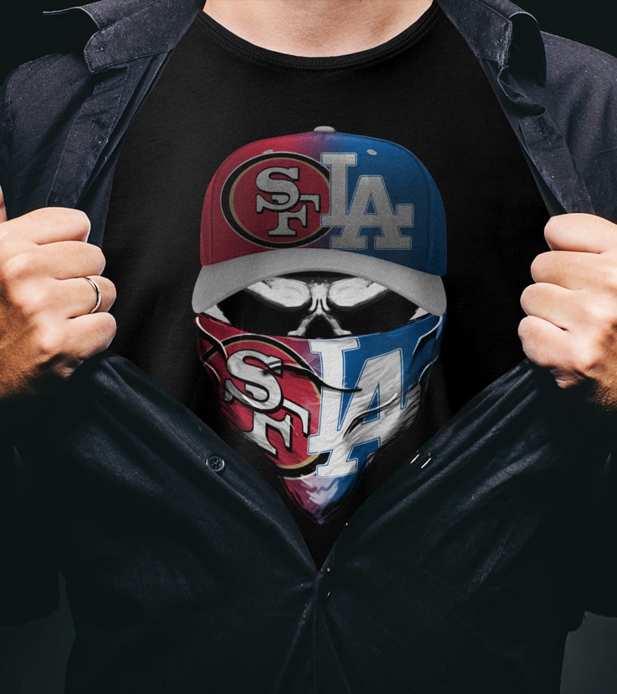 49ers Dodgers SF LA SKH 002 T-Shirt