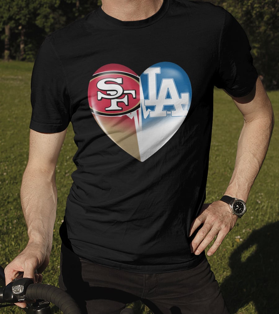 SF LA Heartbeat Rivalry T-Shirt