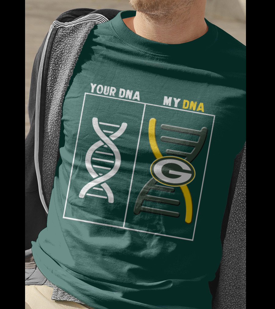 Green Bay Packers Your Dna My Dna T-Shirt