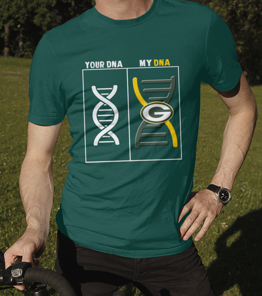 Green Bay Packers Your Dna My Dna T-Shirt