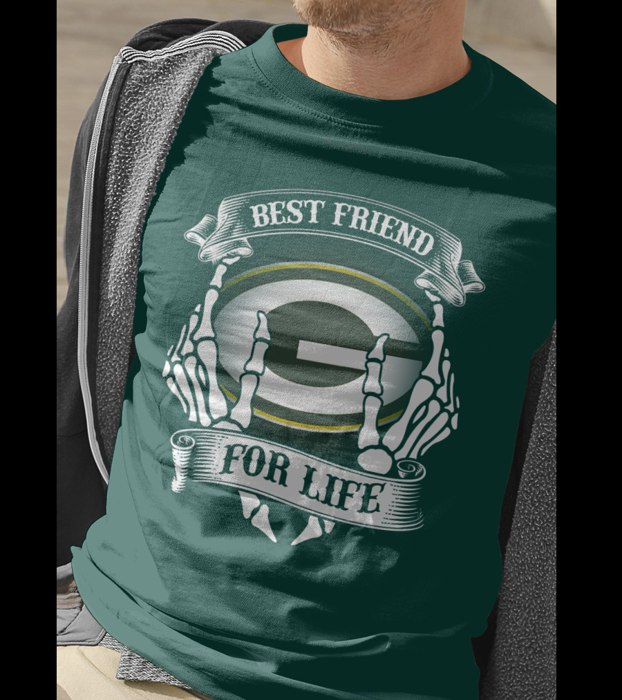 Best Friend For Life Green Bay Packers T-Shirt