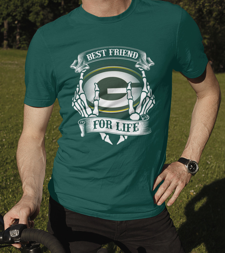Best Friend For Life Green Bay Packers T-Shirt