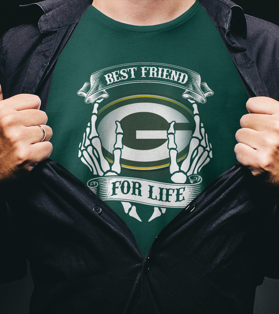 Best Friend For Life Green Bay Packers T-Shirt