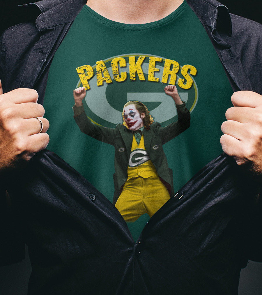 Packers Joker Fusion With Green Bay T-Shirt