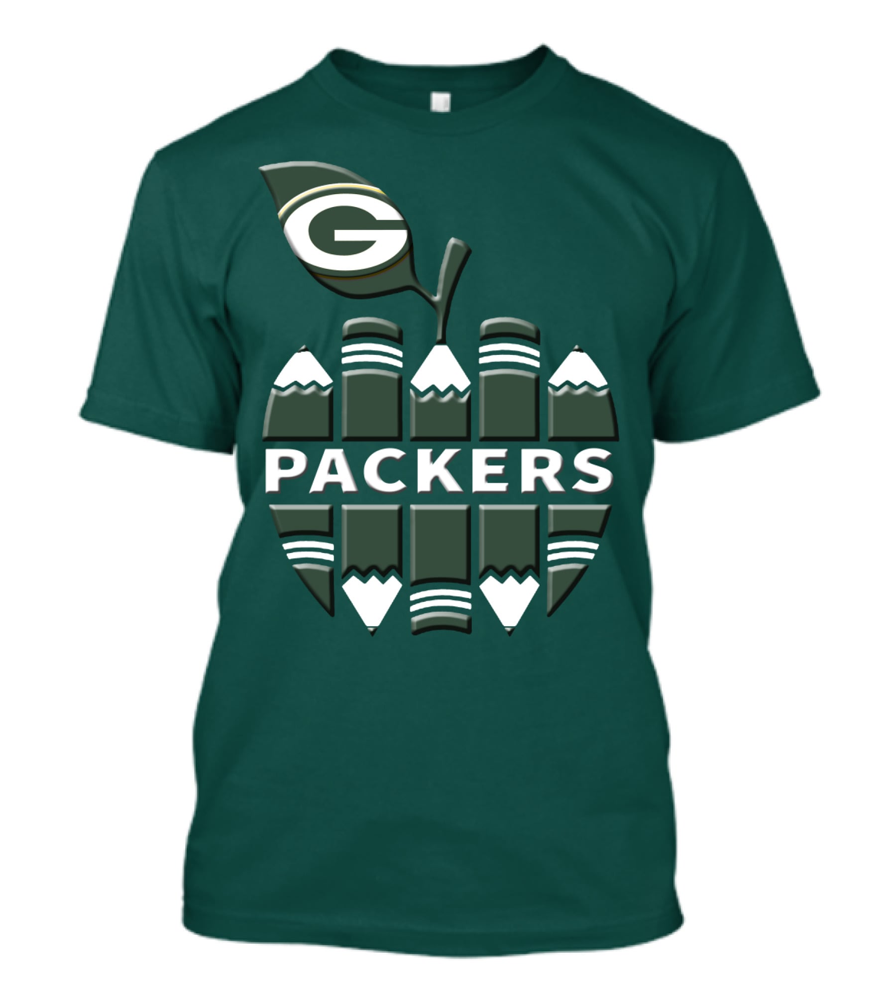 Packers Pencil Apple T-Shirt
