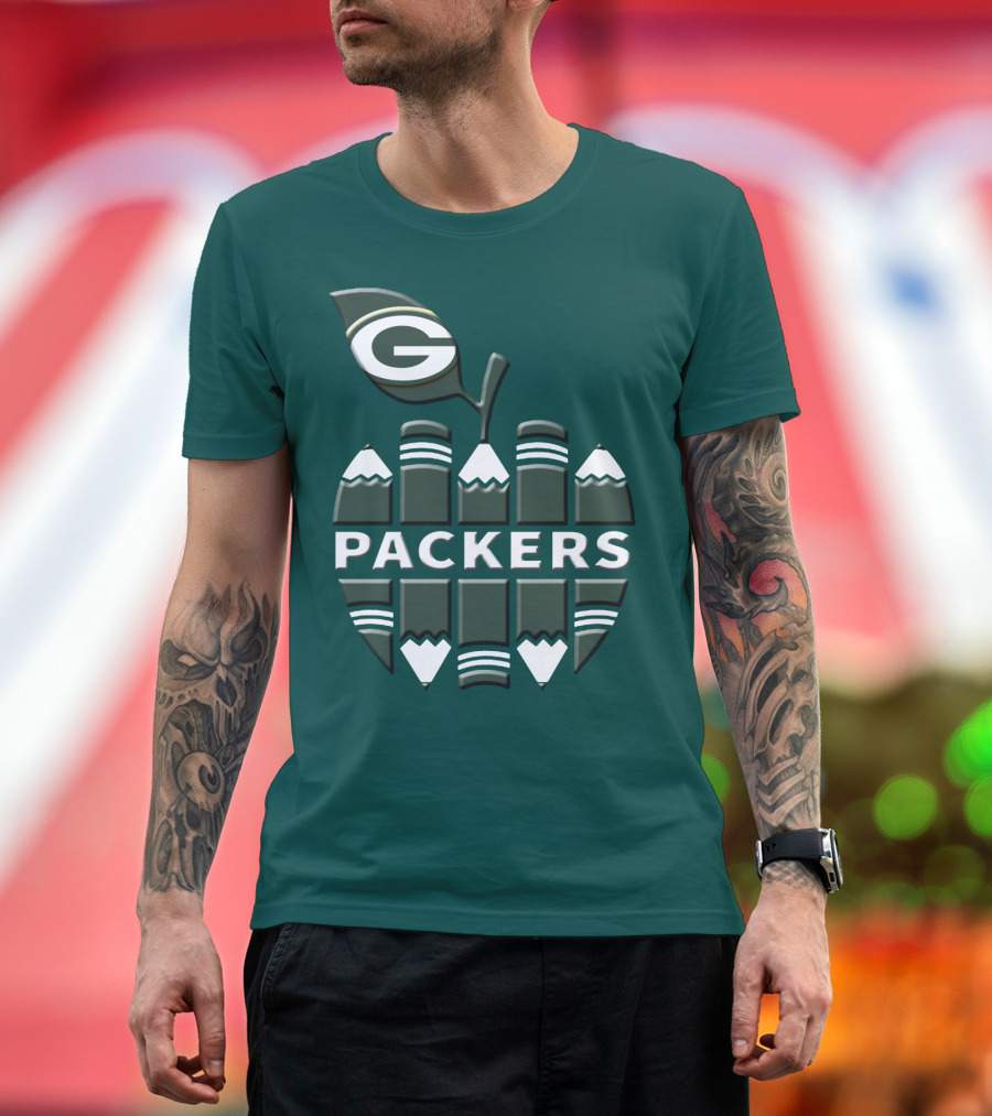 Packers Pencil Apple T-Shirt