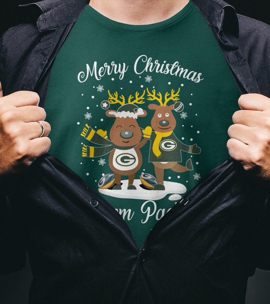 Merry Christmas Gig 'Em Green Bay Packers T-Shirt