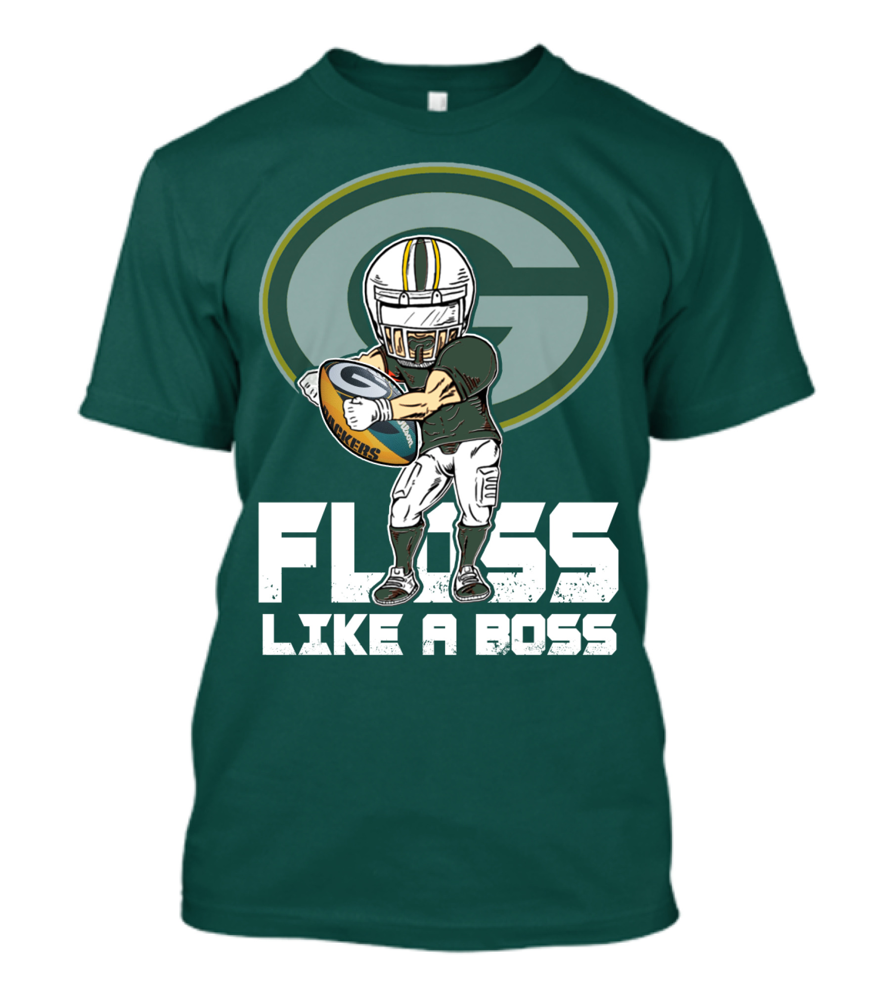 Green Bay Packers Floss Like A Boss T-Shirt