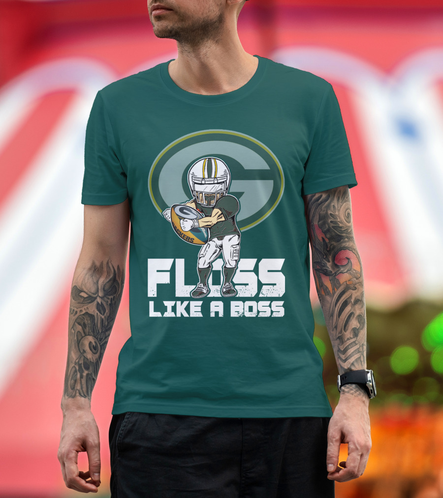 Green Bay Packers Floss Like A Boss T-Shirt