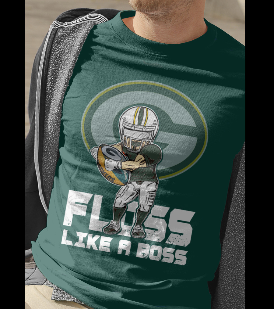 Green Bay Packers Floss Like A Boss T-Shirt