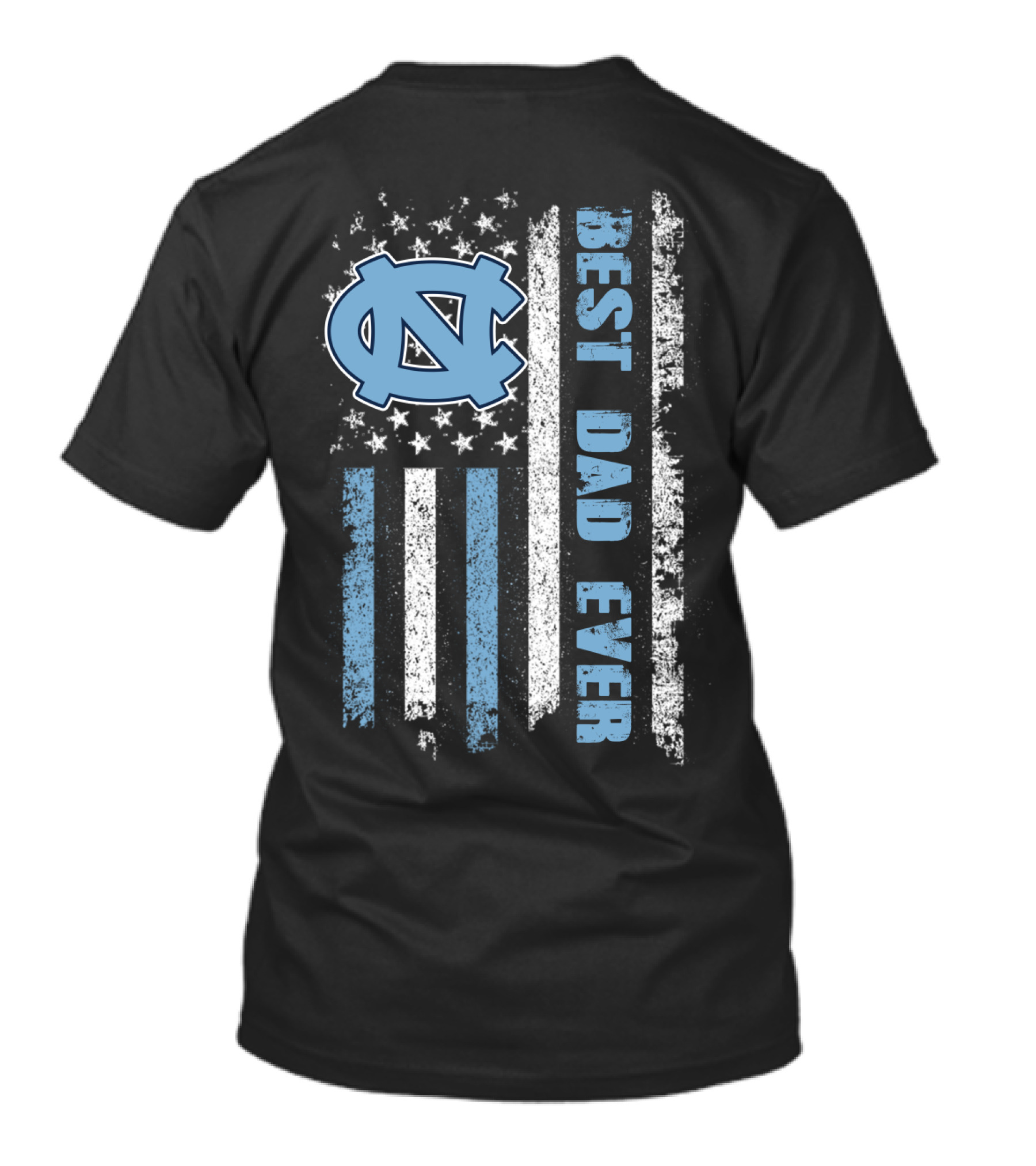 Unc Best Dad Ever American Flag T-Shirt