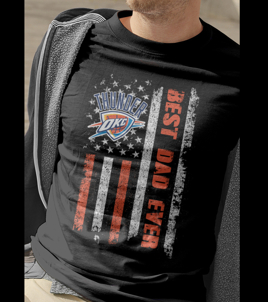 Thunder Okc Best Dad Ever Evd 031 T-Shirt